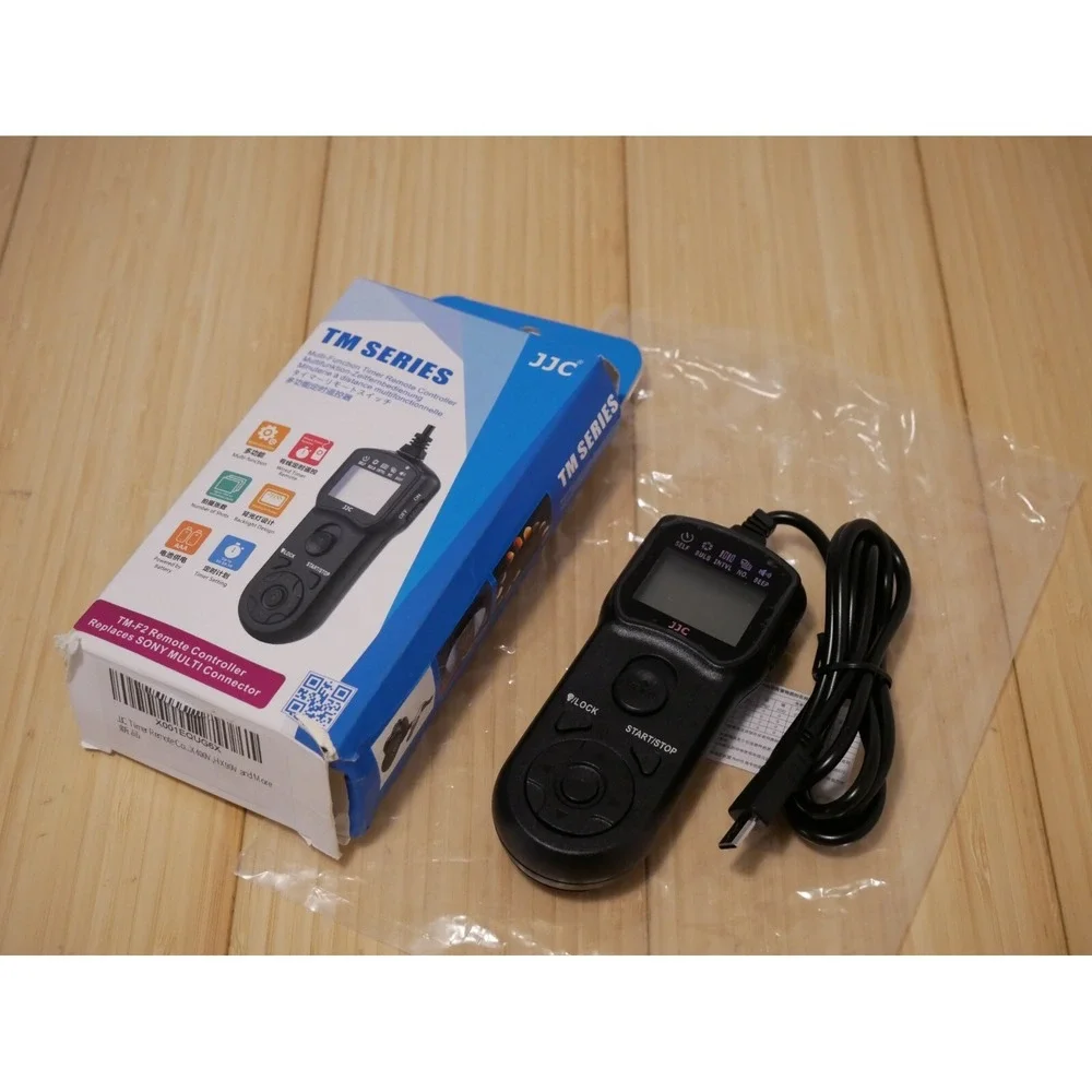 JJC Intervalometer Timer Remote Control Shutter Release Sony A6600 A7R A7S A6500